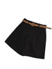 Women's Viscose Fiber Wide Leg Overalls Pants Casual Loose Fit for Summer in Black Khaki White