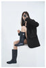 Women's Relaxed Blazer, Lapel Collar, Long Sleeves and Flap Pockets