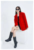 Women's Relaxed Blazer, Lapel Collar, Long Sleeves and Flap Pockets