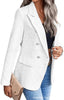 Women's Tweed-Style Blazer, Notched Lapels, Long Sleeves and Button Front
