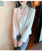 Women's Short Blazer, Notched Lapels, Fitted Shape and Long Sleeves