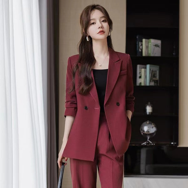 Women's Polyester Pants with Convenient Pockets Lightweight Breathable Casual Trousers for Summer Season Everyday Wear