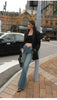 Women's Oversized Blazer, Padded Shoulders, Lapel Collar and Long Sleeves