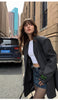 Women's Oversized Blazer, Padded Shoulders, Lapel Collar and Long Sleeves
