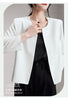 Women's Open-Front Blazer, Collarless Design and Long Sleeves