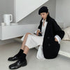 Women's Relaxed Blazer, Lapel Collar, Long Sleeves and Pocket Detail