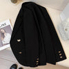 Women's Blazer, Metal-Tone Buttons, Notched Lapels and Long Sleeves
