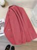 Women's Blazer, Metal-Tone Buttons, Notched Lapels and Long Sleeves