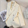 Women's Blazer, Metal-Tone Buttons, Notched Lapels and Long Sleeves
