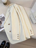 Women's Blazer, Metal-Tone Buttons, Notched Lapels and Long Sleeves