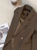 Women's Blazer, Metal-Tone Buttons, Notched Lapels and Long Sleeves