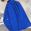 Women's Blazer, Metal-Tone Buttons, Notched Lapels and Long Sleeves