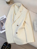 Women's Blazer, Metal-Tone Buttons, Notched Lapels and Long Sleeves