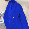 Women's Blazer, Metal-Tone Buttons, Notched Lapels and Long Sleeves