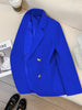 Women's Blazer, Metal-Tone Buttons, Notched Lapels and Long Sleeves