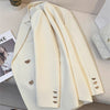Women's Blazer, Metal-Tone Buttons, Notched Lapels and Long Sleeves