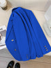 Women's Blazer, Metal-Tone Buttons, Notched Lapels and Long Sleeves
