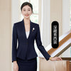 Women's Slim Fit Long Sleeve Polyester Business Suit Jacket for Spring Fall Office Office Work in Elegant Style