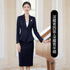 Women's Slim Fit Long Sleeve Polyester Business Suit Jacket for Spring Fall Office Office Work in Elegant Style