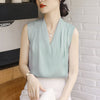 Women's Slim Fit Satin Solid Color V-Neck Long Sleeve Pullover Blazer with Button for Work Office in White