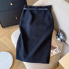 Women's Polyester Solid Color Button Blazer with Office Style for Spring in Black