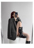 Women's Loose Fit Polyester Solid Color Lapel One Button Casual Jacket for Autumn in