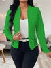 Women's Slim Fit Elegant Lace Solid Color Cardigan with No Collar for Spring in White Burgundy Blue