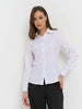Women's Slim Fit Polo Collar Long Sleeve Solid Color Single Button Polyester Cardigan Style Blazer for Casual Work in Summer