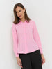 Women's Slim Fit Polo Collar Long Sleeve Solid Color Single Button Polyester Cardigan Style Blazer for Casual Work in Summer