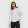 Women's Slim Fit Polo Collar Long Sleeve Solid Color Single Button Polyester Cardigan Style Blazer for Casual Work in Summer