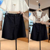 Women's Cotton Harajuku Style Blazer with Pocket for Spring Casual Wear in White Khaki Black