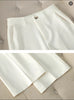 Women's Slim Fit Polyester Long Sleeve Business Blazer Jacket for Office Work Commute in White Black Pink