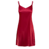 Women's Slim Fit Satin Solid Color Sling Dress for Spring Summer Casual in White Black Burgundy Champagne