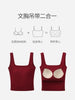 Women's Slim Fit Cotton Solid Color Vest Style Dress for Spring in White Caramel