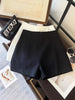 Women's Casual Solid Color Blended Pants for Summer in White