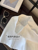 Women's Casual Solid Color Blended Pants for Summer in White