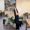 Women's Sleeveless Polyester Solid Color Straight Collar Pullover Casual Blazer with Pocket for Autumn in Black