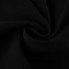 Women's Single Breasted Waist Fit Blended Solid Color Suit Collar Long Sleeve Lace Blazer for Office in Black