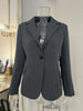 Women's Plus-Size Blazer, Notched Lapels, Single-Button Front and Long Sleeves