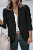 Women's Plus-Size Blazer, Notched Lapels, Single-Button Front and Long Sleeves