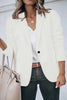 Women's Plus-Size Blazer, Notched Lapels, Single-Button Front and Long Sleeves