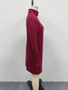 Women's Ribbed Dress, High Neck, Long Sleeves and Relaxed Fit