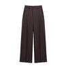 Women's Long Sleeve Solid Color Wool Suit Set for Spring Office Style in Old Money Aesthetic