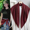 Women's Twill Blazer with Round Square Towel Wrap Accent for Spring in Versatile Solid Color