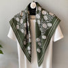 Women's Twill Blazer with Round Square Towel Wrap Accent for Spring in Versatile Solid Color