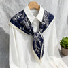 Women's Twill Blazer with Round Square Towel Wrap Accent for Spring in Versatile Solid Color