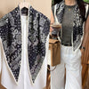 Women's Twill Blazer with Round Square Towel Wrap Accent for Spring in Versatile Solid Color
