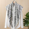 Women's Twill Blazer with Round Square Towel Wrap Accent for Spring in Versatile Solid Color