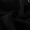 Women's Winter Polyester Solid Color Long Sleeve Office Suit Set Two Piece Outfit for Work Office in Black
