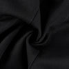 Women's Slim Fit Single Breasted Polyester Lace Blazer with Suit Collar Long Sleeves for Office in Winter Black White